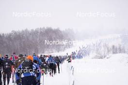 02.04.2022, Setermoen-Bardufoss, Norway (NOR): Event Feature: Start of the race - Visma Ski Classics Reistadlopet, Setermoen-Bardufoss (NOR). www.nordicfocus.com. © Osth/NordicFocus. Every downloaded picture is fee-liable.