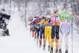 02.04.2022, Setermoen-Bardufoss, Norway (NOR): Max Novak (SWE), Stian Berg (NOR), (l-r) - Visma Ski Classics Reistadlopet, Setermoen-Bardufoss (NOR). www.nordicfocus.com. © Osth/NordicFocus. Every downloaded picture is fee-liable.