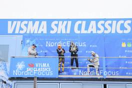 09.04.2022, Levi, Finland (FIN): Ida Dahl (SWE), Britta Norgren (SWE), Astrid Oeyre Slind (NOR), (l-r) - Visma Ski Classics Yllaes-Levi, Levi (FIN). www.nordicfocus.com. © Manzoni/NordicFocus. Every downloaded picture is fee-liable.