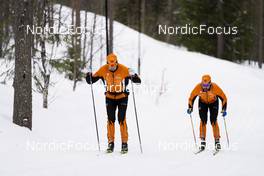 08.04.2022, Levi, Finland (FIN): Undefined athletes from Naeringsbanken compete - Visma Ski Classics Yllaes-Levi, Levi (FIN). www.nordicfocus.com. © Manzoni/NordicFocus. Every downloaded picture is fee-liable.