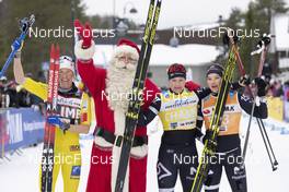 09.04.2022, Levi, Finland (FIN): Astrid Oeyre Slind (NOR), Britta Norgren (SWE), Thea Krokan Murud (NOR), (l-r) - Visma Ski Classics Yllaes-Levi, Levi (FIN). www.nordicfocus.com. © Manzoni/NordicFocus. Every downloaded picture is fee-liable.