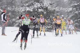 09.04.2022, Levi, Finland (FIN): Anikken Gjerde Alnes (NOR), Britta Norgren (SWE), Emilie Fleten (NOR), Lina Korsgren (SWE) - Visma Ski Classics Yllaes-Levi, Levi (FIN). www.nordicfocus.com. © Manzoni/NordicFocus. Every downloaded picture is fee-liable.
