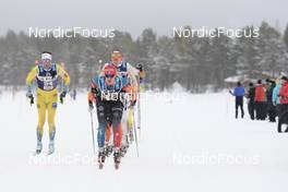 09.04.2022, Levi, Finland (FIN): Chris Jespersen (NOR), Bastien Poirrier (FRA), (l-r) - Visma Ski Classics Yllaes-Levi, Levi (FIN). www.nordicfocus.com. © Manzoni/NordicFocus. Every downloaded picture is fee-liable.