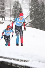 10.12.2022, Bad Gastein, Austria (AUT): Hedda Bangman (SWE), Jennifer Lambert (FRA), (l-r) - Visma Ski Classics Bad Gastein Pro Team Tempo - Bad Gastein (AUT). www.nordicfocus.com. © Reichert/NordicFocus. Every downloaded picture is fee-liable.