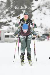 09.12.2022, Bad Gastein, Austria (AUT): Hilda Loef (SWE), Hanna Lodin (SWE), (l-r) - Visma Ski Classics Bad Gastein training - Bad Gastein (AUT). www.nordicfocus.com. © Reichert/NordicFocus. Every downloaded picture is fee-liable.