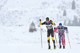 10.12.2022, Bad Gastein, Austria (AUT): Anton Mickelson Elvseth (SWE), Aasmund Heir (NOR), (l-r) - Visma Ski Classics Bad Gastein Pro Team Tempo - Bad Gastein (AUT). www.nordicfocus.com. © Reichert/NordicFocus. Every downloaded picture is fee-liable.