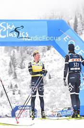 10.12.2022, Bad Gastein, Austria (AUT): Emil Persson (SWE), Runar Skaug Mathisen (NOR), (l-r) - Visma Ski Classics Bad Gastein Pro Team Tempo - Bad Gastein (AUT). www.nordicfocus.com. © Reichert/NordicFocus. Every downloaded picture is fee-liable.