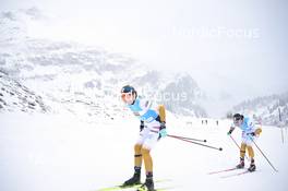 10.12.2022, Bad Gastein, Austria (AUT): Magni Smedas (NOR), Sofie Elebro (SWE), (l-r) - Visma Ski Classics Bad Gastein Pro Team Tempo - Bad Gastein (AUT). www.nordicfocus.com. © Reichert/NordicFocus. Every downloaded picture is fee-liable.