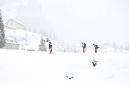 10.12.2022, Bad Gastein, Austria (AUT): Joachim Thrane (DAN), Sune Elmose (DAN), Bjoern Toft (DAN), (l-r) - Visma Ski Classics Bad Gastein Pro Team Tempo - Bad Gastein (AUT). www.nordicfocus.com. © Reichert/NordicFocus. Every downloaded picture is fee-liable.