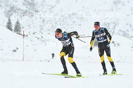 10.12.2022, Bad Gastein, Austria (AUT): Torgeir Sulen Hovland (NOR), Eddie Edstroem (SWE), (l-r) - Visma Ski Classics Bad Gastein Pro Team Tempo - Bad Gastein (AUT). www.nordicfocus.com. © Reichert/NordicFocus. Every downloaded picture is fee-liable.