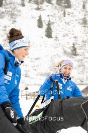 09.12.2022, Bad Gastein, Austria (AUT): Seraina Kaufmann (SUI), Katerina Paul (SUI), (l-r) - Visma Ski Classics Bad Gastein training - Bad Gastein (AUT). www.nordicfocus.com. © Reichert/NordicFocus. Every downloaded picture is fee-liable.