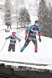 10.12.2022, Bad Gastein, Austria (AUT): Thomas Joly (FRA), Jeremy Royer (FRA), (l-r) - Visma Ski Classics Bad Gastein Pro Team Tempo - Bad Gastein (AUT). www.nordicfocus.com. © Reichert/NordicFocus. Every downloaded picture is fee-liable.