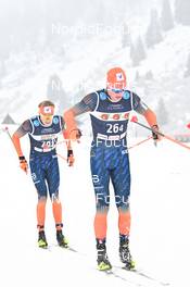 10.12.2022, Bad Gastein, Austria (AUT): Petter Stakston (NOR), Vebjorn Moen (NOR), (l-r) - Visma Ski Classics Bad Gastein Pro Team Tempo - Bad Gastein (AUT). www.nordicfocus.com. © Reichert/NordicFocus. Every downloaded picture is fee-liable.