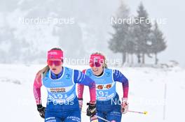 10.12.2022, Bad Gastein, Austria (AUT): Michelle Hasle (NOR), Ingela Andersson (SWE), (l-r) - Visma Ski Classics Bad Gastein Pro Team Tempo - Bad Gastein (AUT). www.nordicfocus.com. © Reichert/NordicFocus. Every downloaded picture is fee-liable.