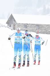 10.12.2022, Bad Gastein, Austria (AUT): Sandra Schuetzova (CZE), Nicole Donzallaz (SUI), Tereza Tumova (CZE), (l-r) - Visma Ski Classics Bad Gastein Pro Team Tempo - Bad Gastein (AUT). www.nordicfocus.com. © Reichert/NordicFocus. Every downloaded picture is fee-liable.