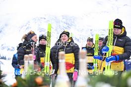 10.12.2022, Bad Gastein, Austria (AUT): Ida Dahl (SWE), Linn Soemskar (SWE), Frida Hallquist (SWE), (l-r) - Visma Ski Classics Bad Gastein Pro Team Tempo - Bad Gastein (AUT). www.nordicfocus.com. © Reichert/NordicFocus. Every downloaded picture is fee-liable.