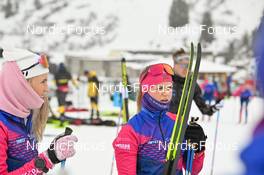 09.12.2022, Bad Gastein, Austria (AUT): Emma Ivarsson (SWE), Moa Lundgren (SWE), (l-r) - Visma Ski Classics Bad Gastein training - Bad Gastein (AUT). www.nordicfocus.com. © Reichert/NordicFocus. Every downloaded picture is fee-liable.