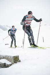 10.12.2022, Bad Gastein, Austria (AUT): Thomas Odegaarden (NOR), Tord Asle Gjerdalen (NOR), (l-r) - Visma Ski Classics Bad Gastein Pro Team Tempo - Bad Gastein (AUT). www.nordicfocus.com. © Reichert/NordicFocus. Every downloaded picture is fee-liable.