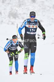 10.12.2022, Bad Gastein, Austria (AUT): Adrian Bosshart (SUI), Matthias Fugger (GER), (l-r) - Visma Ski Classics Bad Gastein Pro Team Tempo - Bad Gastein (AUT). www.nordicfocus.com. © Reichert/NordicFocus. Every downloaded picture is fee-liable.