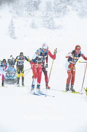 11.12.2022, Bad Gastein, Austria (AUT): Josua Struebel (GER), Heikki Korpela (FIN), (l-r) - Visma Ski Classics Bad Gastein Criterium - Bad Gastein (AUT). www.nordicfocus.com. © Reichert/NordicFocus. Every downloaded picture is fee-liable.