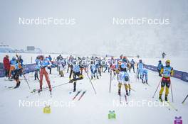 11.12.2022, Bad Gastein, Austria (AUT): Feature: start of womens race - Visma Ski Classics Bad Gastein Criterium - Bad Gastein (AUT). www.nordicfocus.com. © Reichert/NordicFocus. Every downloaded picture is fee-liable.