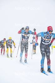 11.12.2022, Bad Gastein, Austria (AUT): Thomas Joly (FRA), Jeremy Royer (FRA), (l-r) - Visma Ski Classics Bad Gastein Criterium - Bad Gastein (AUT). www.nordicfocus.com. © Reichert/NordicFocus. Every downloaded picture is fee-liable.