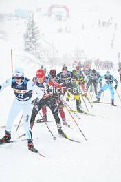 11.12.2022, Bad Gastein, Austria (AUT): Torgeir Sulen Hovland (NOR), Patrick Fossum Kristoffersen (NOR), (l-r) - Visma Ski Classics Bad Gastein Criterium - Bad Gastein (AUT). www.nordicfocus.com. © Reichert/NordicFocus. Every downloaded picture is fee-liable.