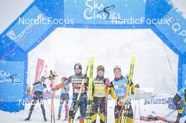 11.12.2022, Bad Gastein, Austria (AUT): Astrid Oyre Slind (NOR), Ida Dahl (SWE), Emilie Fleten (NOR), (l-r) - Visma Ski Classics Bad Gastein Criterium - Bad Gastein (AUT). www.nordicfocus.com. © Reichert/NordicFocus. Every downloaded picture is fee-liable.