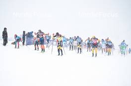 11.12.2022, Bad Gastein, Austria (AUT): Astrid Oyre Slind (NOR), Ida Dahl (SWE), Ida Palmberg (SWE), (l-r) - Visma Ski Classics Bad Gastein Criterium - Bad Gastein (AUT). www.nordicfocus.com. © Reichert/NordicFocus. Every downloaded picture is fee-liable.
