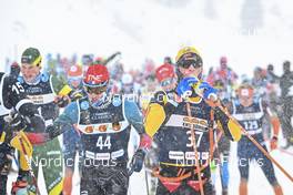 11.12.2022, Bad Gastein, Austria (AUT): Paul Combey (FRA), Amund Riege (NOR), (l-r) - Visma Ski Classics Bad Gastein Criterium - Bad Gastein (AUT). www.nordicfocus.com. © Reichert/NordicFocus. Every downloaded picture is fee-liable.