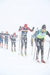 11.12.2022, Bad Gastein, Austria (AUT): Johan Hoel (NOR), Stian Berg (NOR), (l-r) - Visma Ski Classics Bad Gastein Criterium - Bad Gastein (AUT). www.nordicfocus.com. © Reichert/NordicFocus. Every downloaded picture is fee-liable.