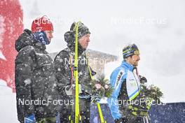 11.12.2022, Bad Gastein, Austria (AUT): Thomas Bing (GER), Emil Persson (SWE), Johan Hoel (NOR), (l-r) - Visma Ski Classics Bad Gastein Criterium - Bad Gastein (AUT). www.nordicfocus.com. © Reichert/NordicFocus. Every downloaded picture is fee-liable.