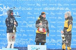 11.12.2022, Bad Gastein, Austria (AUT): Astrid Oyre Slind (NOR), Ida Dahl (SWE), Magni Smedas (NOR), (l-r) - Visma Ski Classics Bad Gastein Criterium - Bad Gastein (AUT). www.nordicfocus.com. © Reichert/NordicFocus. Every downloaded picture is fee-liable.