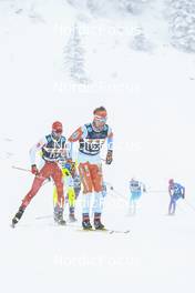 11.12.2022, Bad Gastein, Austria (AUT): Jakob Walther (GER), Henning Lie (NOR), (l-r) - Visma Ski Classics Bad Gastein Criterium - Bad Gastein (AUT). www.nordicfocus.com. © Reichert/NordicFocus. Every downloaded picture is fee-liable.