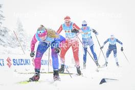 11.12.2022, Bad Gastein, Austria (AUT): Malin Boerjesjoe (SWE), Katerina Paul (SUI), (l-r) - Visma Ski Classics Bad Gastein Criterium - Bad Gastein (AUT). www.nordicfocus.com. © Reichert/NordicFocus. Every downloaded picture is fee-liable.