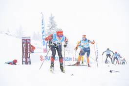 11.12.2022, Bad Gastein, Austria (AUT): Jenny Larsson (SWE), Silje Oyre Slind (NOR), (l-r) - Visma Ski Classics Bad Gastein Criterium - Bad Gastein (AUT). www.nordicfocus.com. © Reichert/NordicFocus. Every downloaded picture is fee-liable.