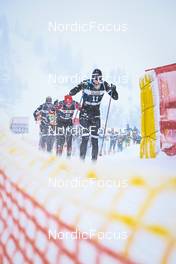 11.12.2022, Bad Gastein, Austria (AUT): Johan Hoel (NOR), Runar Skaug Mathisen (NOR), (l-r) - Visma Ski Classics Bad Gastein Criterium - Bad Gastein (AUT). www.nordicfocus.com. © Reichert/NordicFocus. Every downloaded picture is fee-liable.