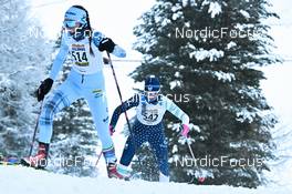 17.12.2022, Val Venosta, Italy (ITA): Tereza Hujerova (CZE), Hanna Fine (FRA), (l-r) - Visma Ski Classics La Venosta Criterium - Val Venosta (ITA). www.nordicfocus.com. © Reichert/NordicFocus. Every downloaded picture is fee-liable.
