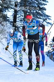 17.12.2022, Val Venosta, Italy (ITA): Jan Srail (CZE), Arnaud Du Pasquier (SUI), (l-r) - Visma Ski Classics La Venosta Criterium - Val Venosta (ITA). www.nordicfocus.com. © Reichert/NordicFocus. Every downloaded picture is fee-liable.