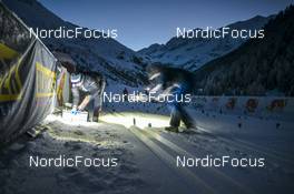 17.12.2022, Val Venosta, Italy (ITA): Feature: staff preparing the start of the race - Visma Ski Classics La Venosta Criterium - Val Venosta (ITA). www.nordicfocus.com. © Reichert/NordicFocus. Every downloaded picture is fee-liable.
