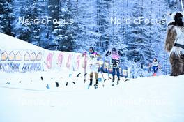 17.12.2022, Val Venosta, Italy (ITA): Magni Smedas (NOR), Karolina Hedenstroem (SWE), (l-r) - Visma Ski Classics La Venosta Criterium - Val Venosta (ITA). www.nordicfocus.com. © Reichert/NordicFocus. Every downloaded picture is fee-liable.