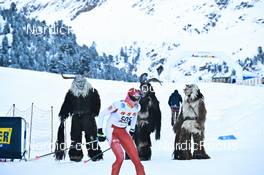 17.12.2022, Val Venosta, Italy (ITA): feature: Krampus (creatures) - Visma Ski Classics La Venosta Criterium - Val Venosta (ITA). www.nordicfocus.com. © Reichert/NordicFocus. Every downloaded picture is fee-liable.