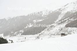 16.12.2022, Val Venosta, Italy (ITA): feature: track, snow fall - Visma Ski Classics La Venosta Criterium - Val Venosta (ITA). www.nordicfocus.com. © Reichert/NordicFocus. Every downloaded picture is fee-liable.