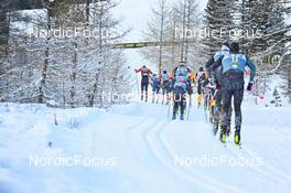 17.12.2022, Val Venosta, Italy (ITA): Johan Hoel (NOR), Torleif Syrstad (NOR), (l-r) - Visma Ski Classics La Venosta Criterium - Val Venosta (ITA). www.nordicfocus.com. © Reichert/NordicFocus. Every downloaded picture is fee-liable.