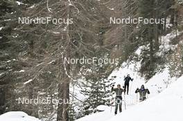 16.12.2022, Val Venosta, Italy (ITA): Hilda Loef (SWE), Hanna Lodin (SWE), (l-r) - Visma Ski Classics La Venosta Criterium - Val Venosta (ITA). www.nordicfocus.com. © Reichert/NordicFocus. Every downloaded picture is fee-liable.