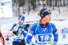 08.01.2023, Pokljuka, Slovenia (SLO): Yuliia Dzhima (UKR) - IBU World Cup Biathlon, mixed relay, Pokljuka (SLO). www.nordicfocus.com. © Manzoni/NordicFocus. Every downloaded picture is fee-liable.