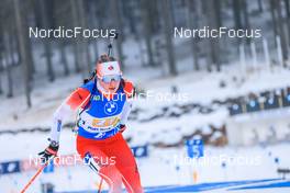 08.01.2023, Pokljuka, Slovenia (SLO): Nadia Moser (CAN) - IBU World Cup Biathlon, mixed relay, Pokljuka (SLO). www.nordicfocus.com. © Manzoni/NordicFocus. Every downloaded picture is fee-liable.