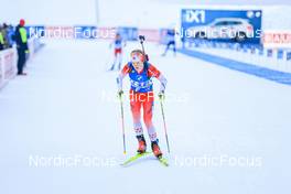 08.01.2023, Pokljuka, Slovenia (SLO): Emma Lunder (CAN) - IBU World Cup Biathlon, mixed relay, Pokljuka (SLO). www.nordicfocus.com. © Manzoni/NordicFocus. Every downloaded picture is fee-liable.