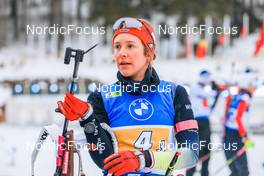 08.01.2023, Pokljuka, Slovenia (SLO): Sophia Schneider (GER) - IBU World Cup Biathlon, mixed relay, Pokljuka (SLO). www.nordicfocus.com. © Manzoni/NordicFocus. Every downloaded picture is fee-liable.