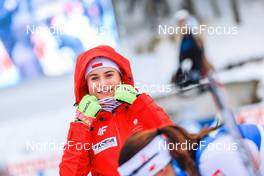 08.01.2023, Pokljuka, Slovenia (SLO): Kamila Zuk (POL) - IBU World Cup Biathlon, mixed relay, Pokljuka (SLO). www.nordicfocus.com. © Manzoni/NordicFocus. Every downloaded picture is fee-liable.